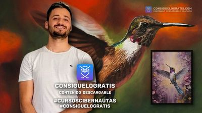 Curso: Cómo pintar un colibrí con Acrílico y Óleo